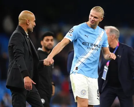 Haaland Becomes Part of Exclusive UCL 50-Goal Group, Praised by Guardiola as Ronaldo and Lionel Messi's Peer