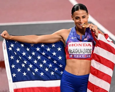 Sydney McLaughlin-Levrone posts fastest women’s 400m in 40 years to secure gold medal