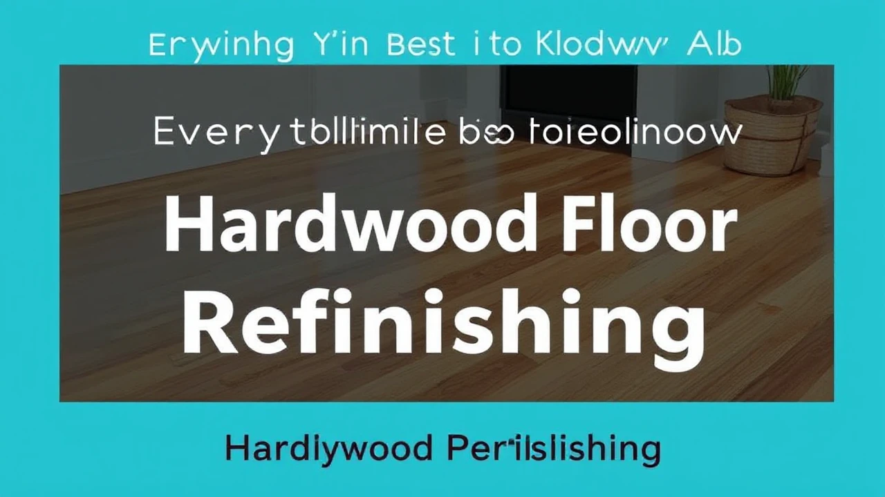 Everything You Need to Know About Hardwood Floor Refinishing