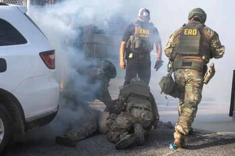 US Law Enforcement Deploy Teargas and Projectiles to Break Up Illinois Immigration Protest