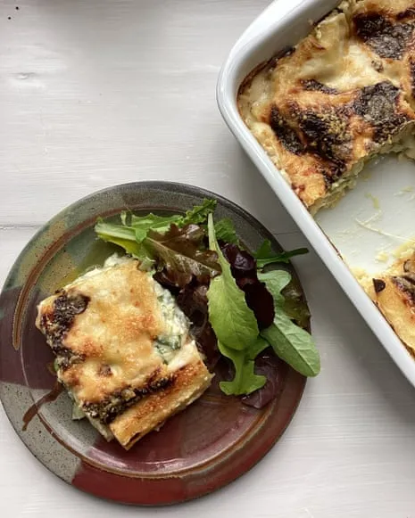 A Classic Creation for Lasagna with Summer Squash and Cheese Medley