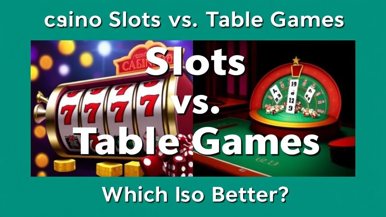 Casino Slots vs. Table Games: Which is Better?